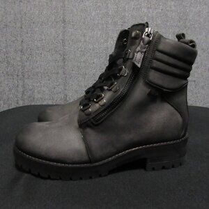 NEW Softwalk Everett Boots 8.5 M Black Lace Up